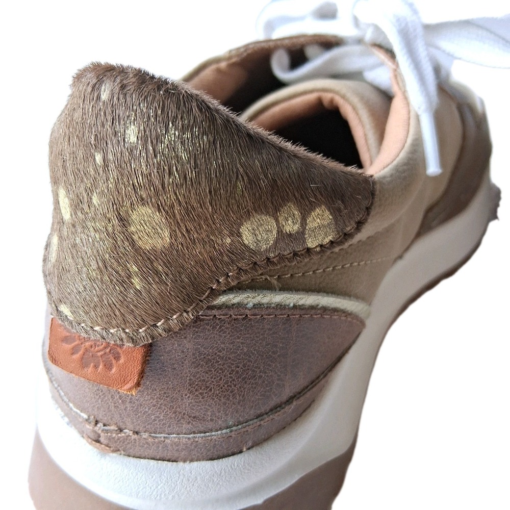 Urban Cowgirl Sneakers Women's 6.5 Faux Leather & Cowhide Casual Shoes YELLOWBOX - Picture 12 of 13